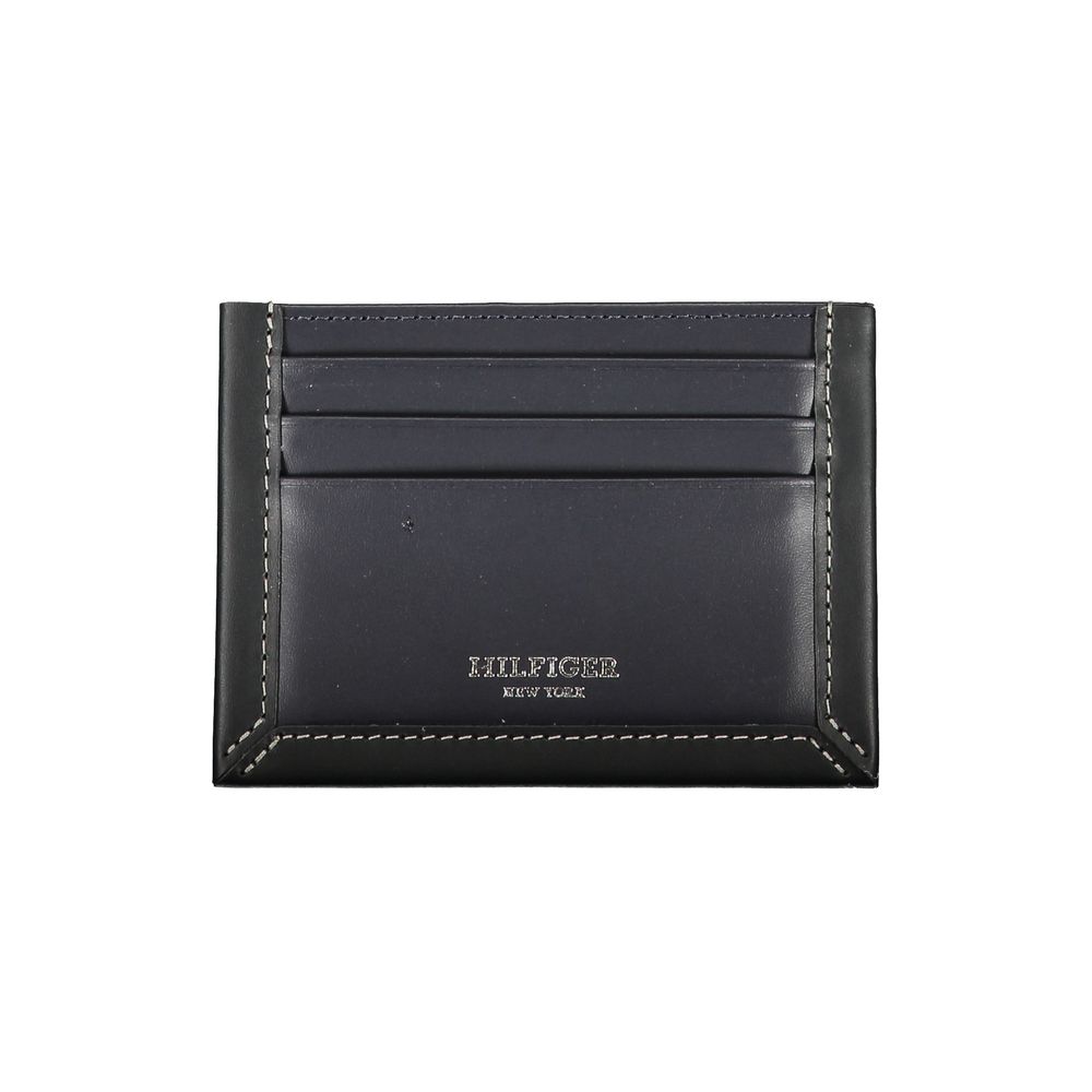 Tommy Hilfiger Blue Leather Men Wallet | Regal Royce