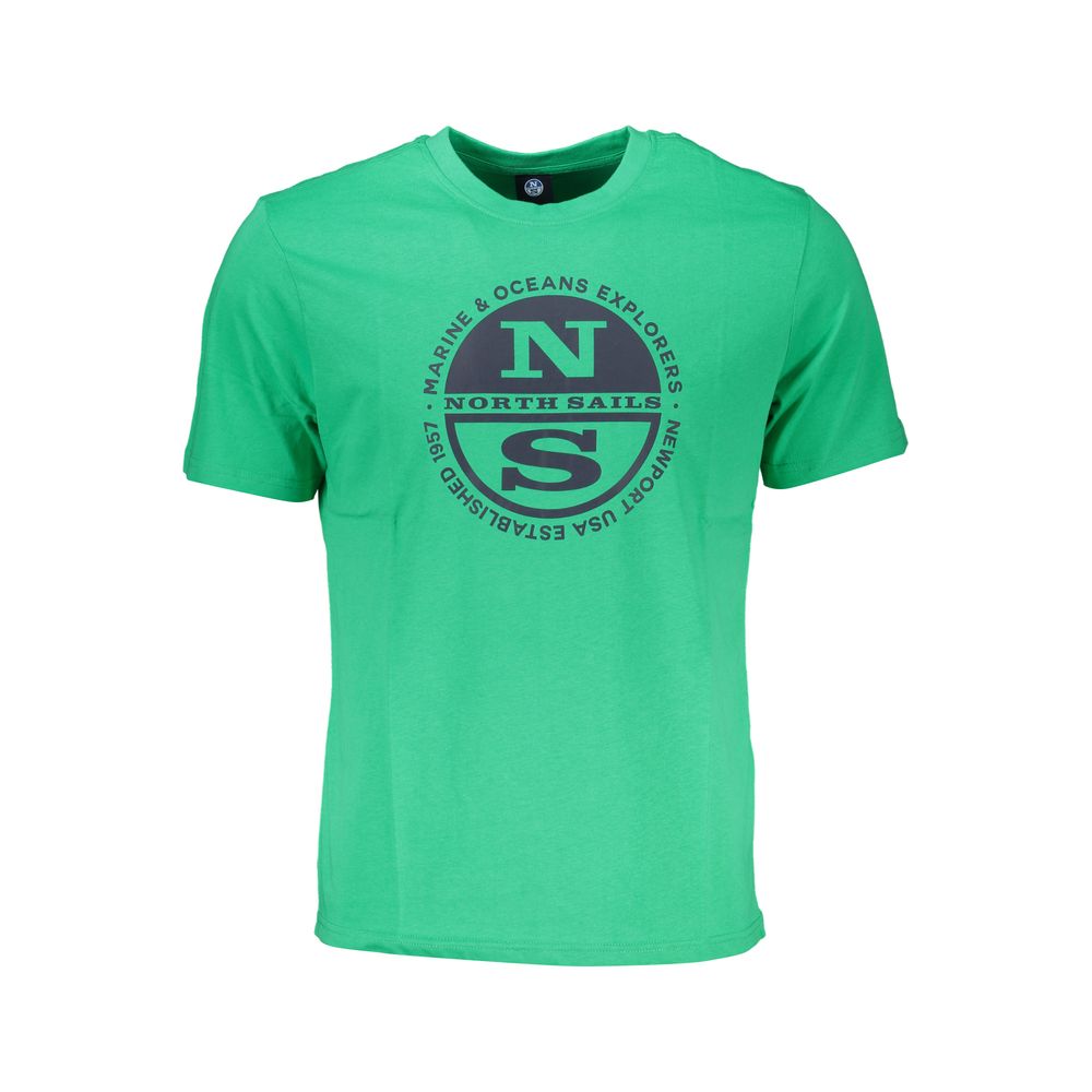 North Sails Verde Cotton Men T-Shirt | Regal Royce