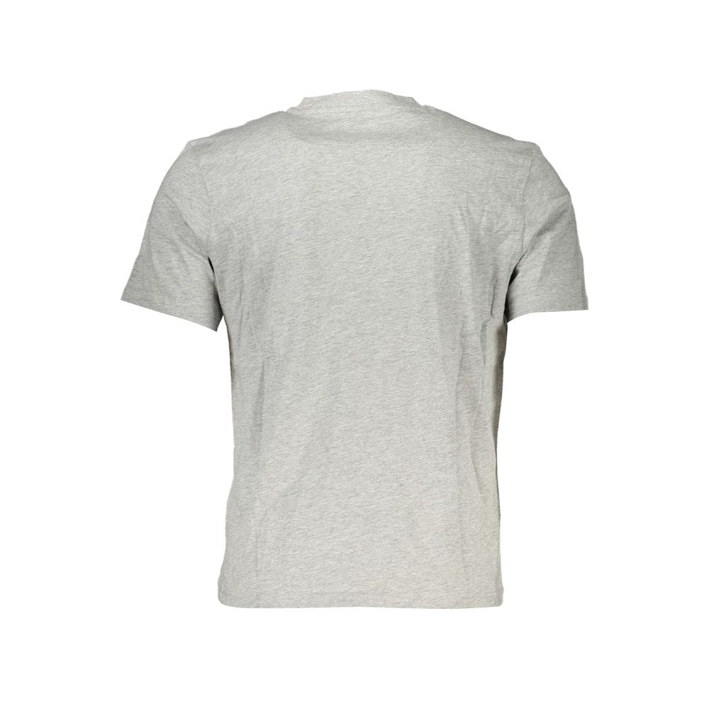 North Sails Gray Cotton Men T-Shirt | Regal Royce