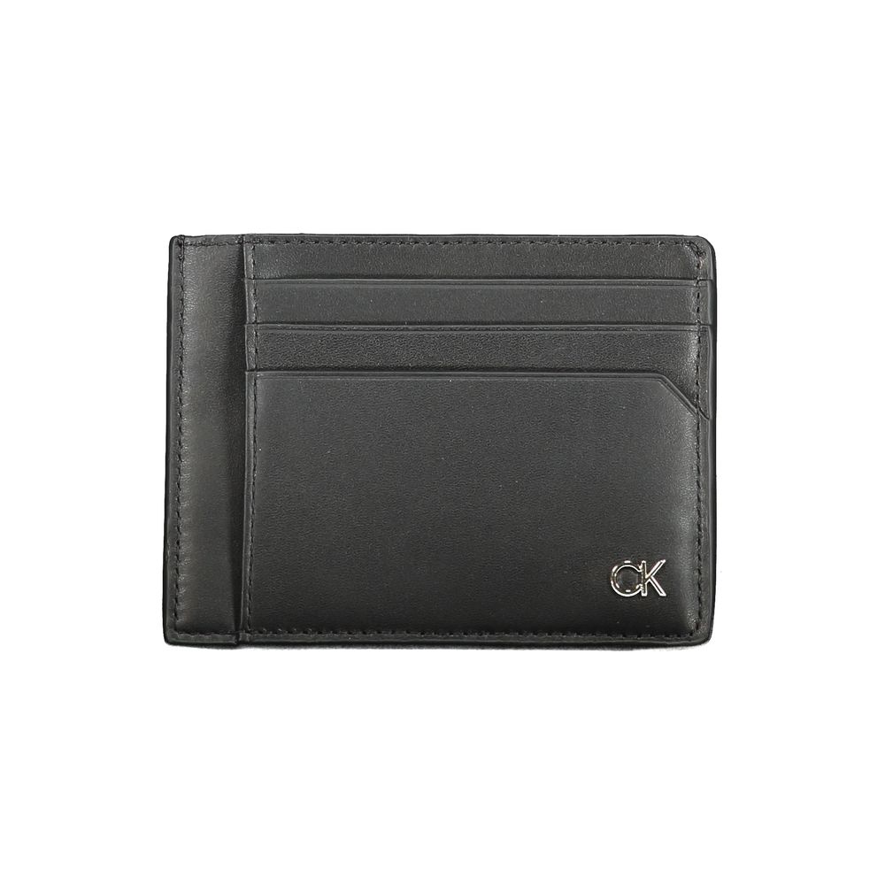 Calvin Klein Black Leather Men Wallet | Regal Royce
