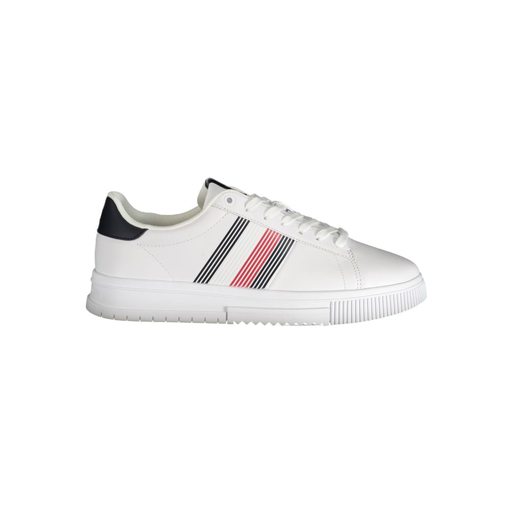 Tommy Hilfiger White Polyurethane Men Sneaker | Regal Royce