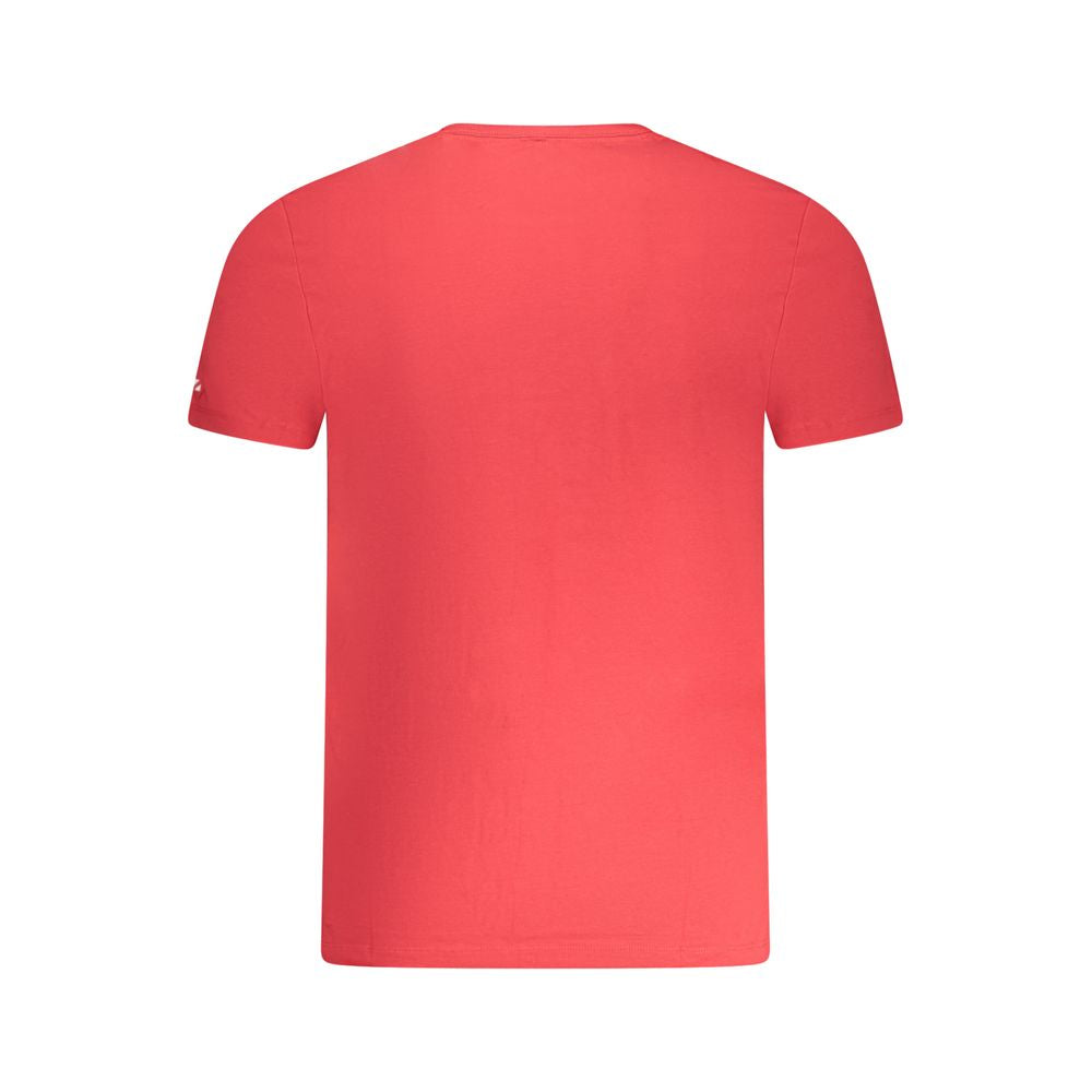 Pepe Jeans Red Cotton Men T-Shirt | Regal Royce