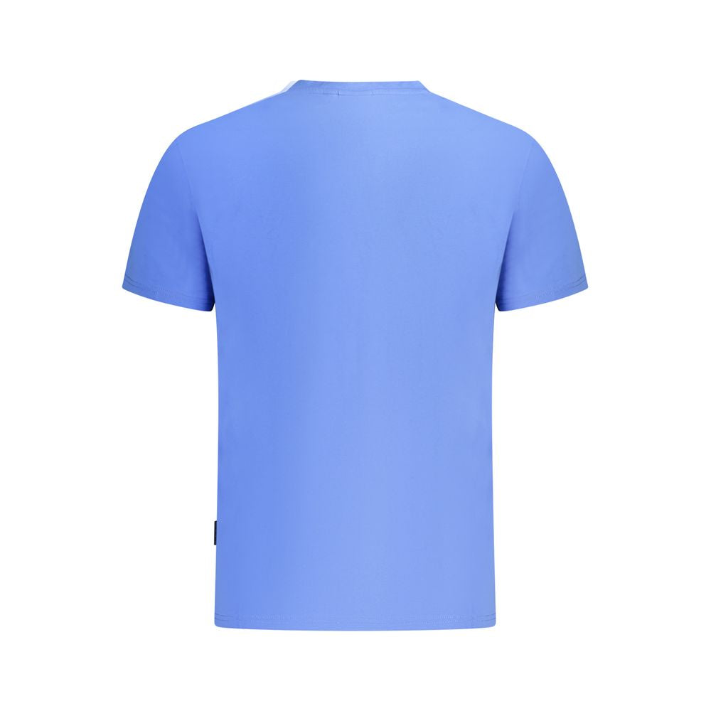 Napapijri Blue Cotton Men's T-Shirt | Regal Royce