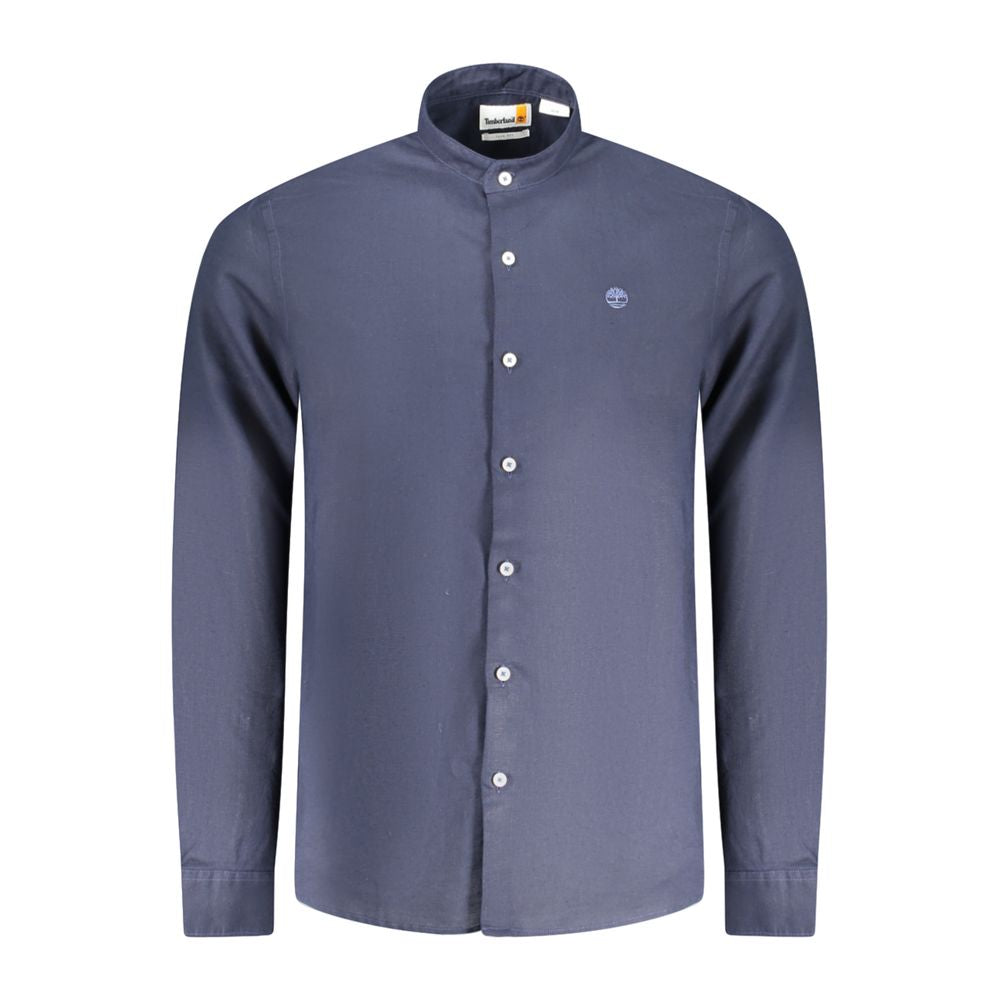 Timberland Blue Linen Men Shirt | Regal Royce