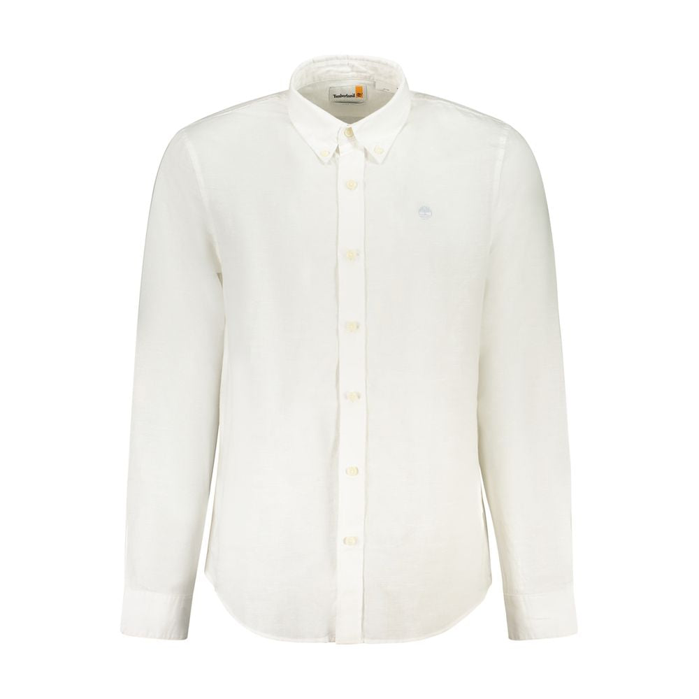 Timberland White Linen Men's Shirt | Regal Royce