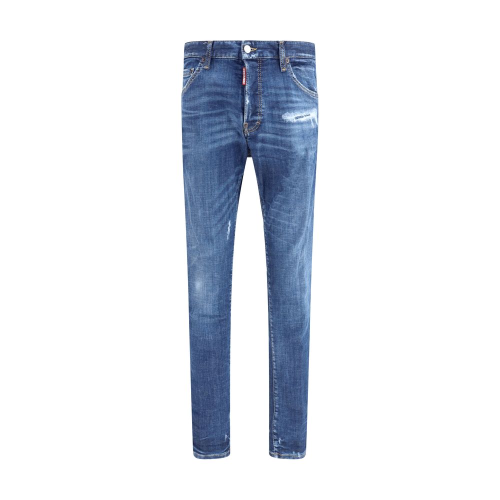Dsquared² Blue Cotton Skinny Jeans | Regal Royce