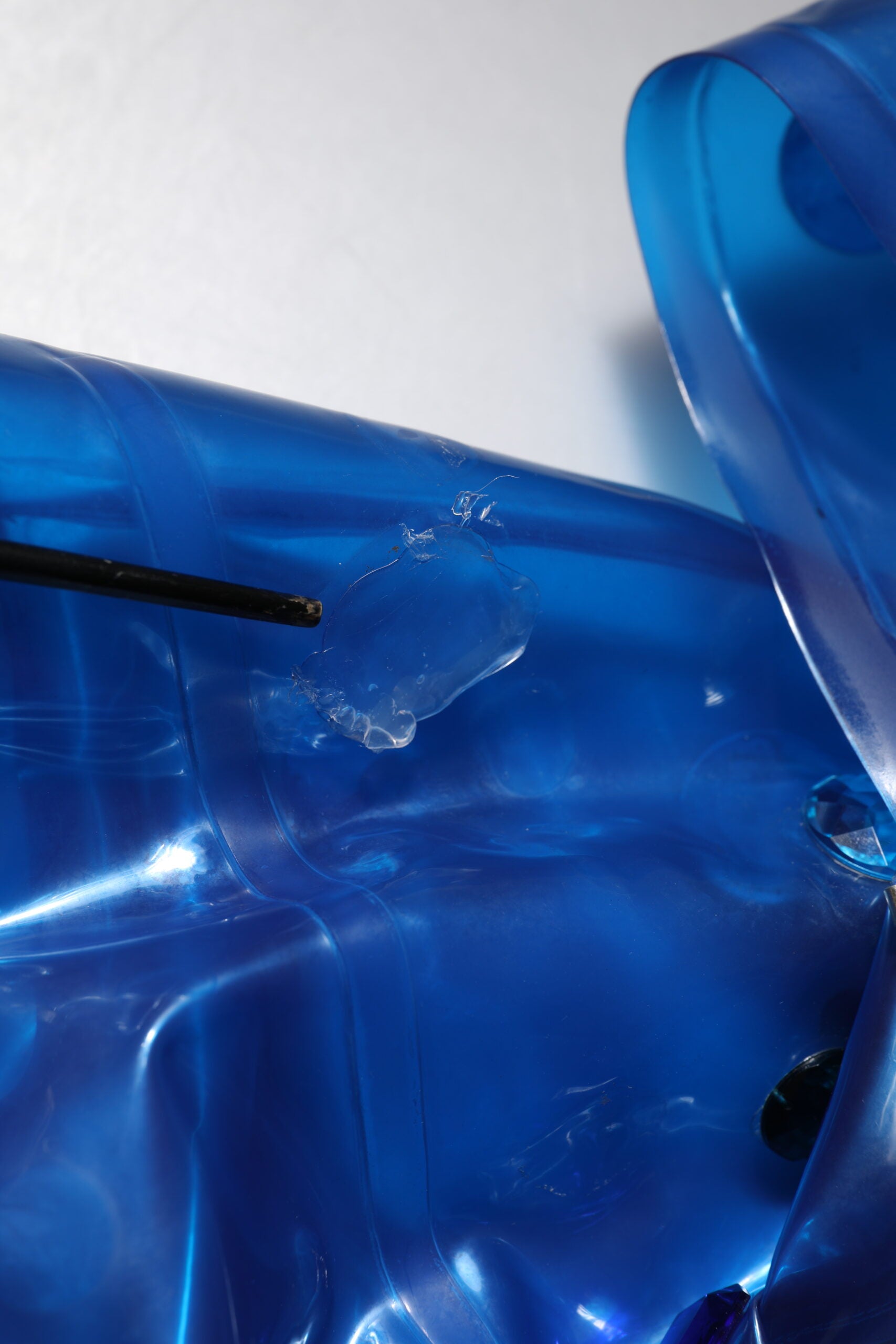 Dolce & Gabbana Blue Crystal Hooded Raincoat Jacket | Regal Royce