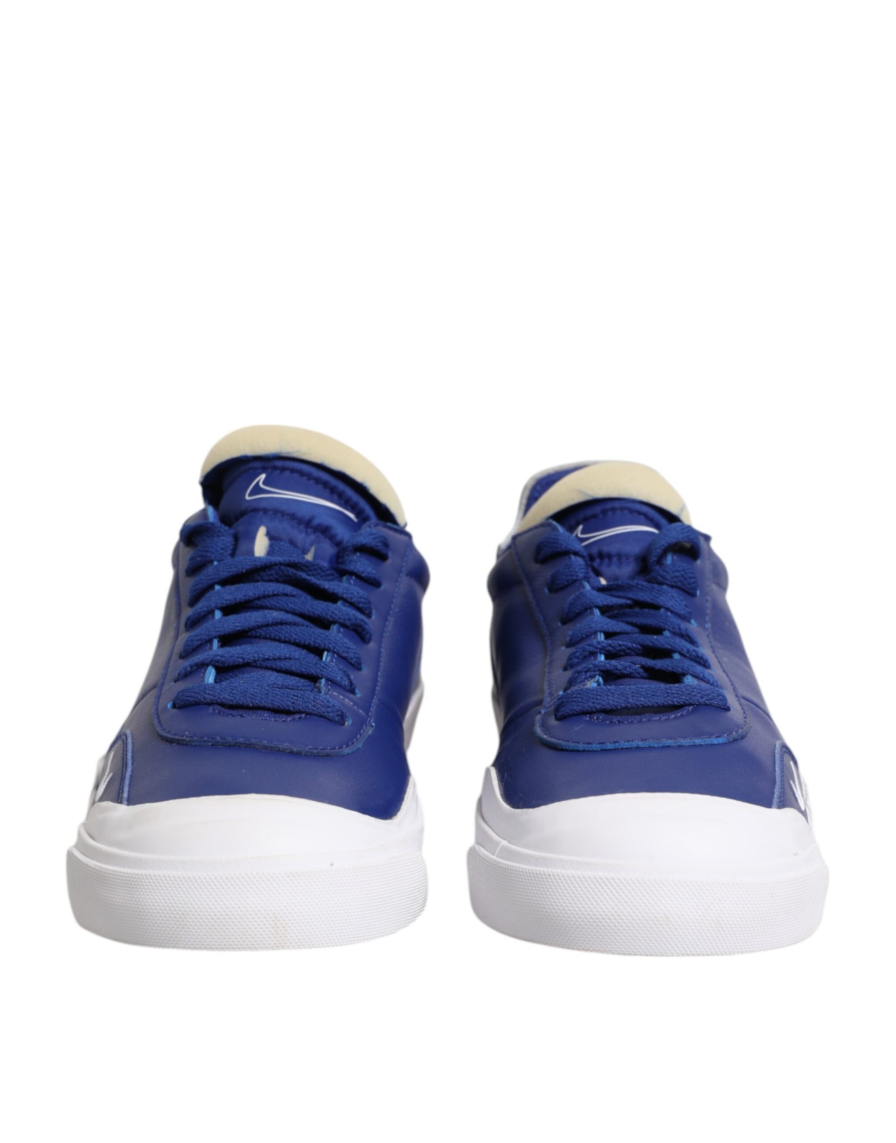 Nike White Blue Lace Up Low Top Drop-Type PRM Sneakers Shoes | Regal Royce