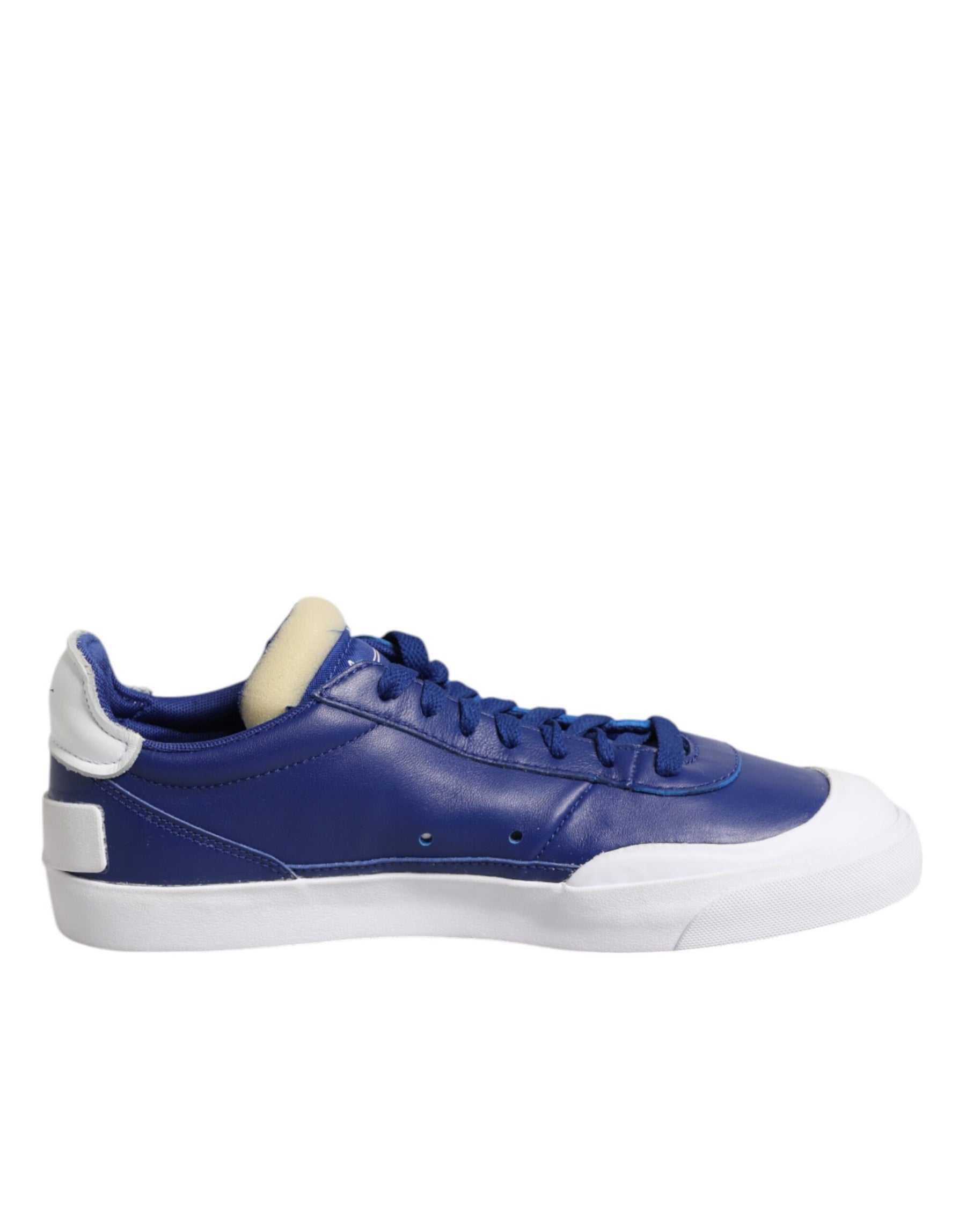 Nike White Blue Lace Up Low Top Drop-Type PRM Sneakers Shoes | Regal Royce