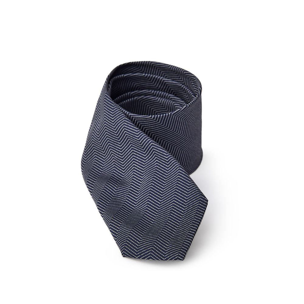 Jil Sander Blue Silk Tie | Regal Royce