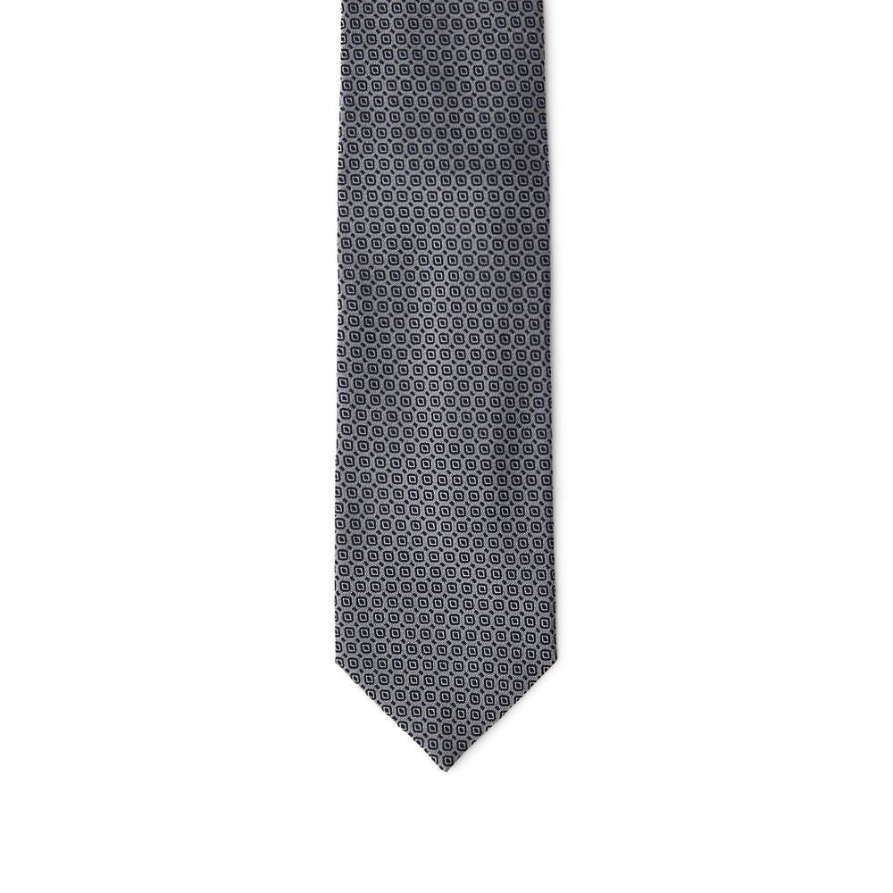 Jil Sander Gray Silk Tie | Regal Royce