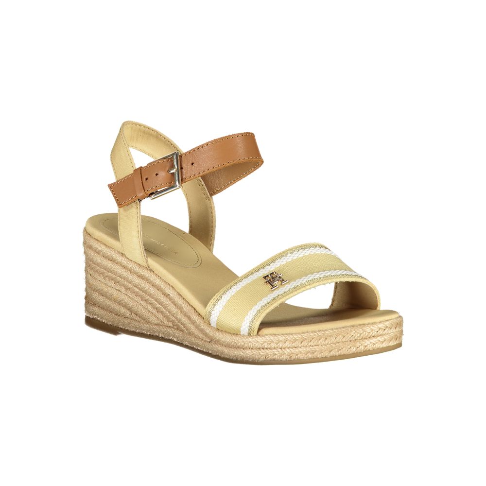 Tommy Hilfiger Beige Polyester Women Sandal | Regal Royce