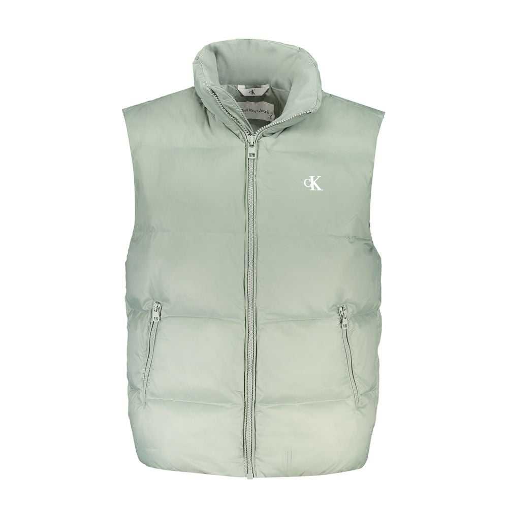 Calvin Klein Green Polyamide Men Jacket | Regal Royce