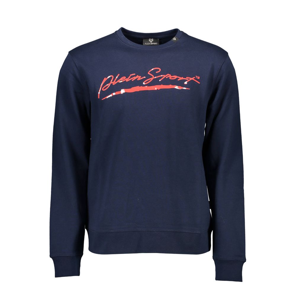 Plein Sport Blue Cotton Men's Sweatshirt | Regal Royce