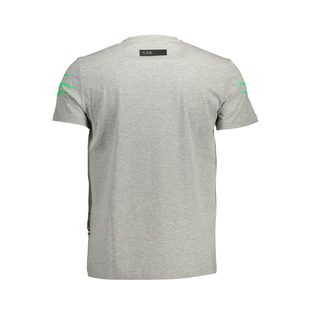 Plein Sport Brown Cotton Men T-Shirt | Regal Royce