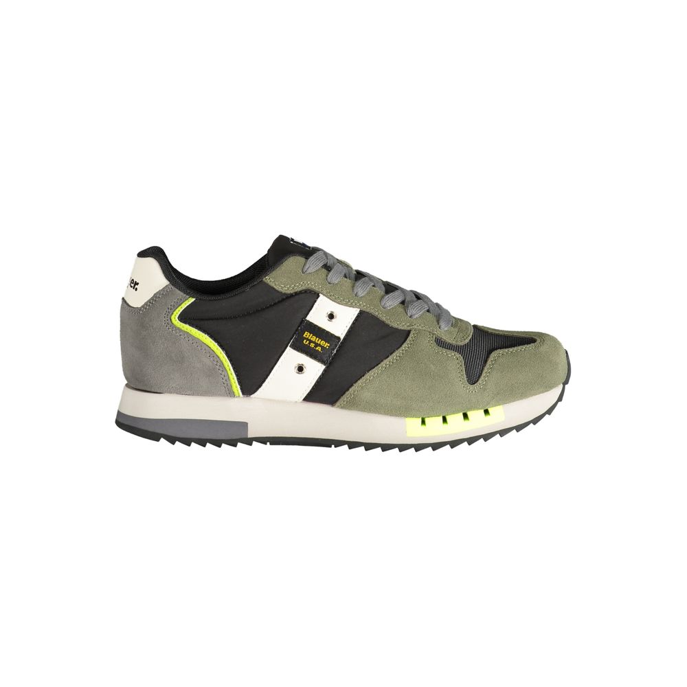 Blauer Verde Polyurethane Men Sneaker | Regal Royce