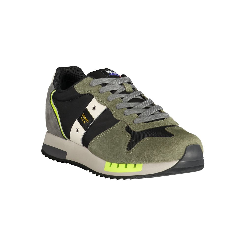 Blauer Verde Polyurethane Men Sneaker | Regal Royce
