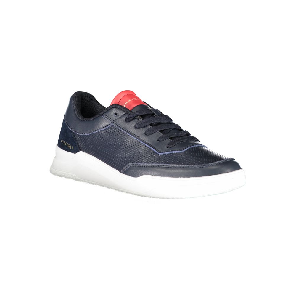 Tommy Hilfiger Blue Leather Men Sneaker | Regal Royce