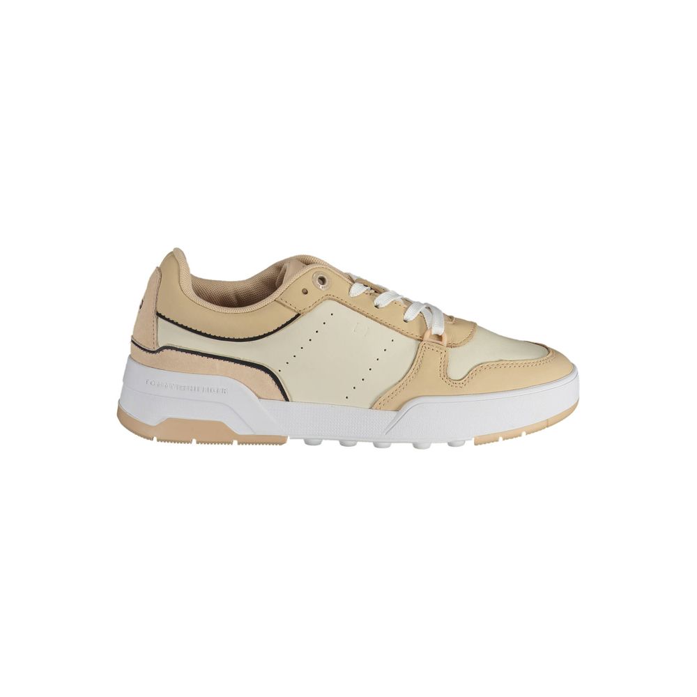 Tommy Hilfiger Beige Polyester Women Sneaker | Regal Royce