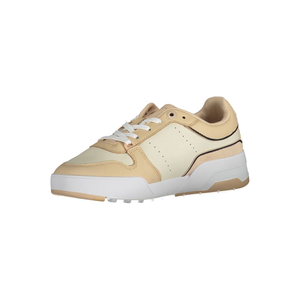 Tommy Hilfiger Beige Polyester Women Sneaker | Regal Royce