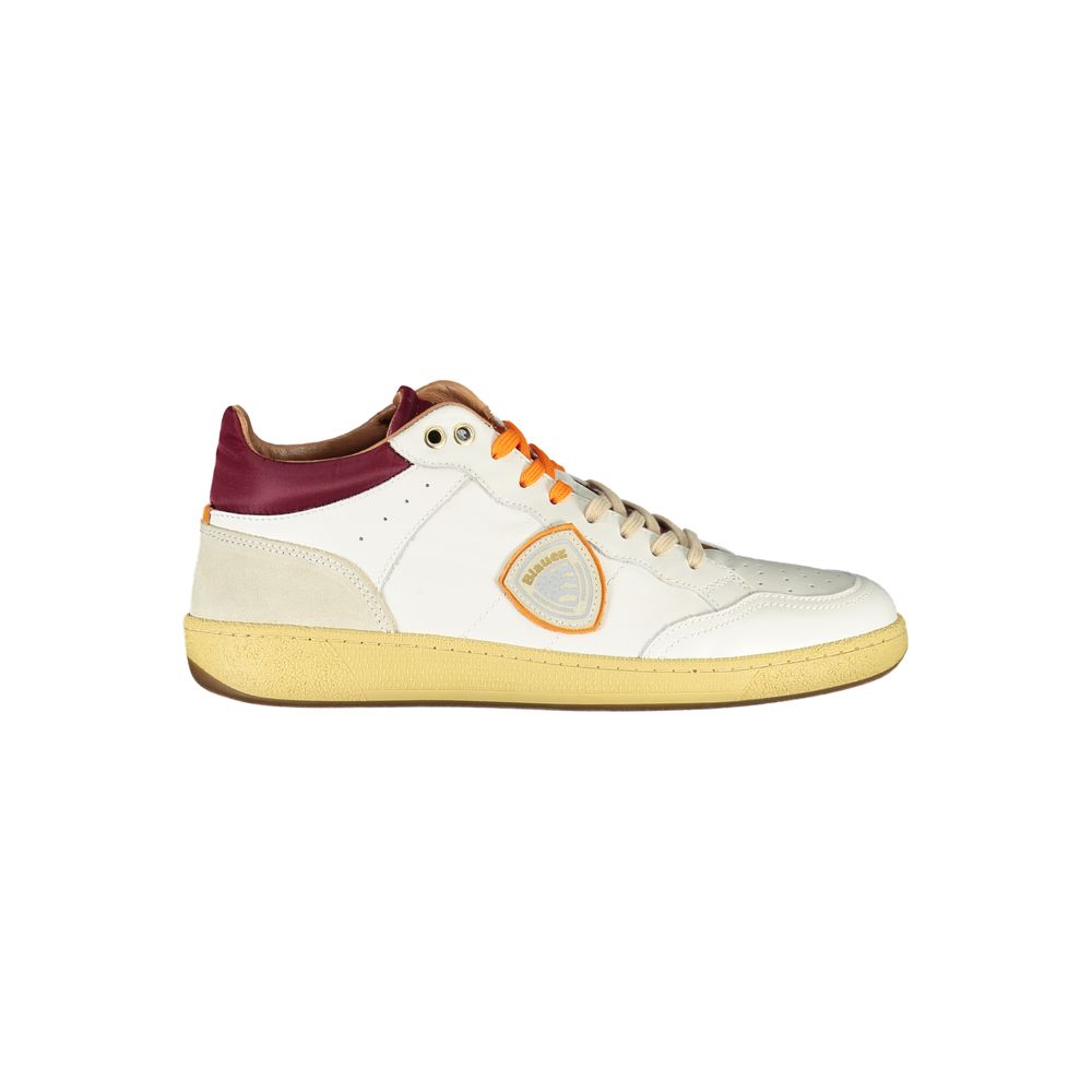 Blauer Bianco Leather Men Sneaker | Regal Royce