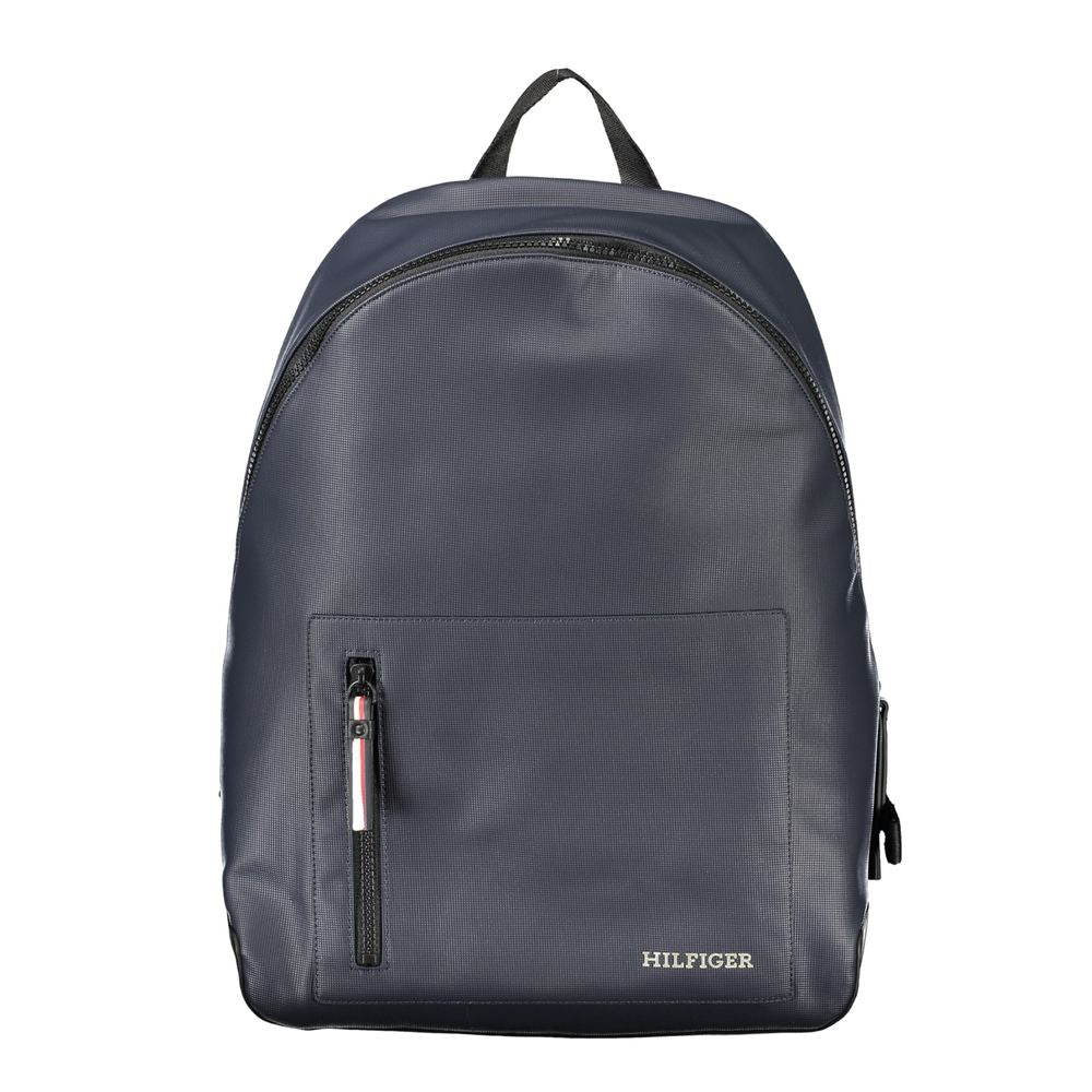 Tommy Hilfiger Blu Polyurethane Men Backpack | Regal Royce