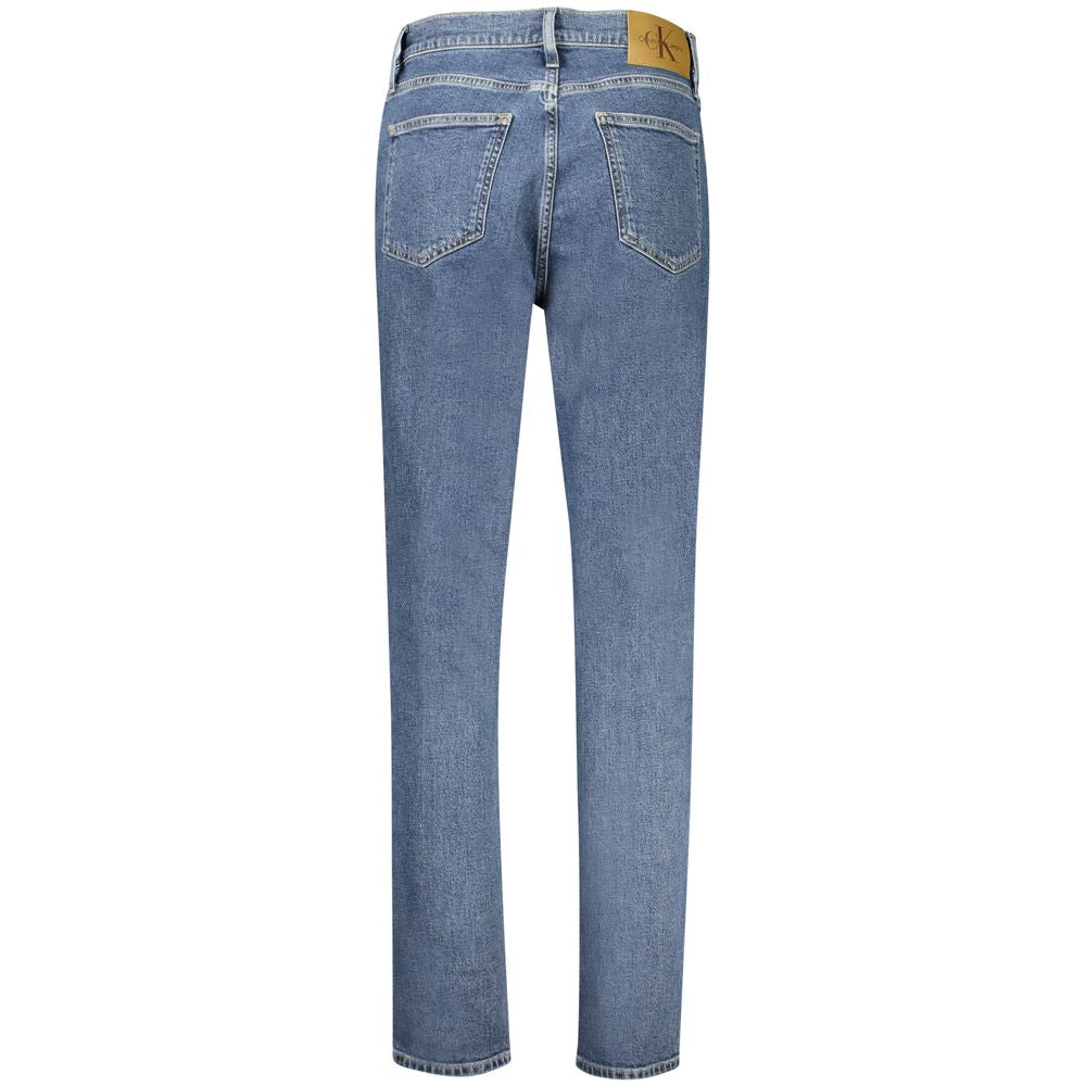 Calvin Klein Blue Cotton Women's Mom Jean | Regal Royce