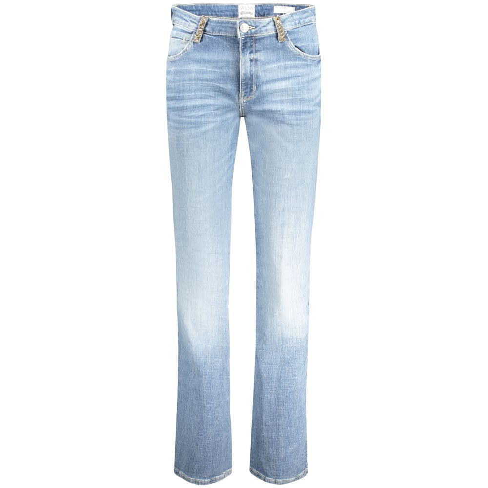 Guess Jeans Azzurro Recycled Cotton Women's Straight Jean | Regal Royce