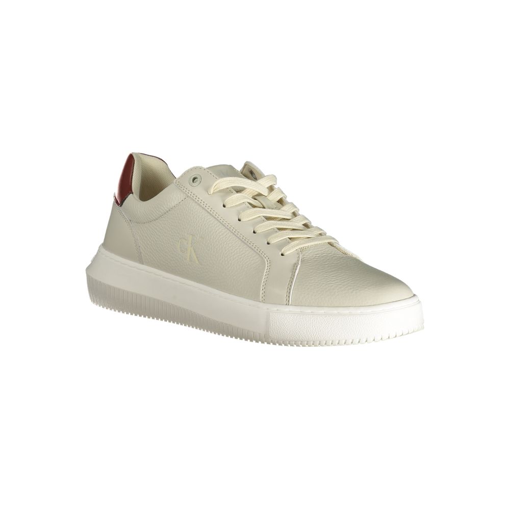 Calvin Klein Grigio Polyurethane Men Sneaker | Regal Royce