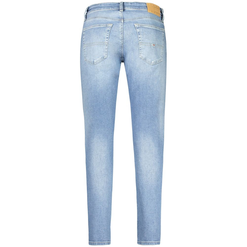 Tommy Hilfiger Azzurro Cotton Men's Slim Tapered Jean | Regal Royce