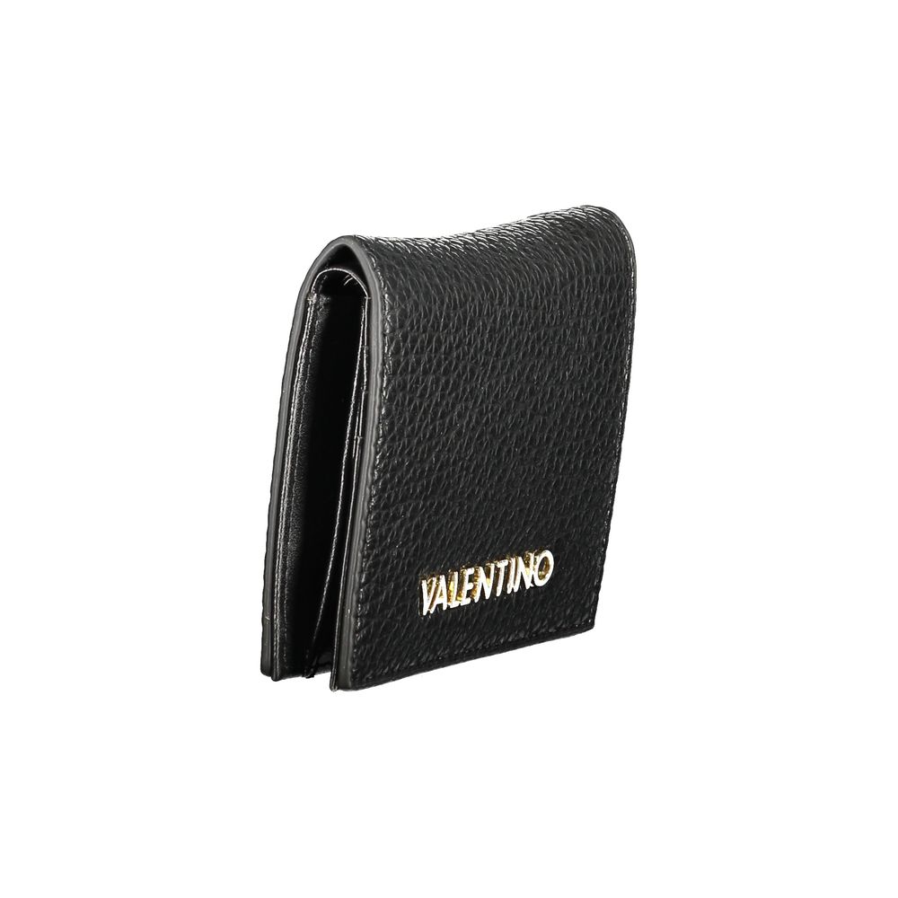 Mario Valentino Black Polyurethane Women Wallet | Regal Royce