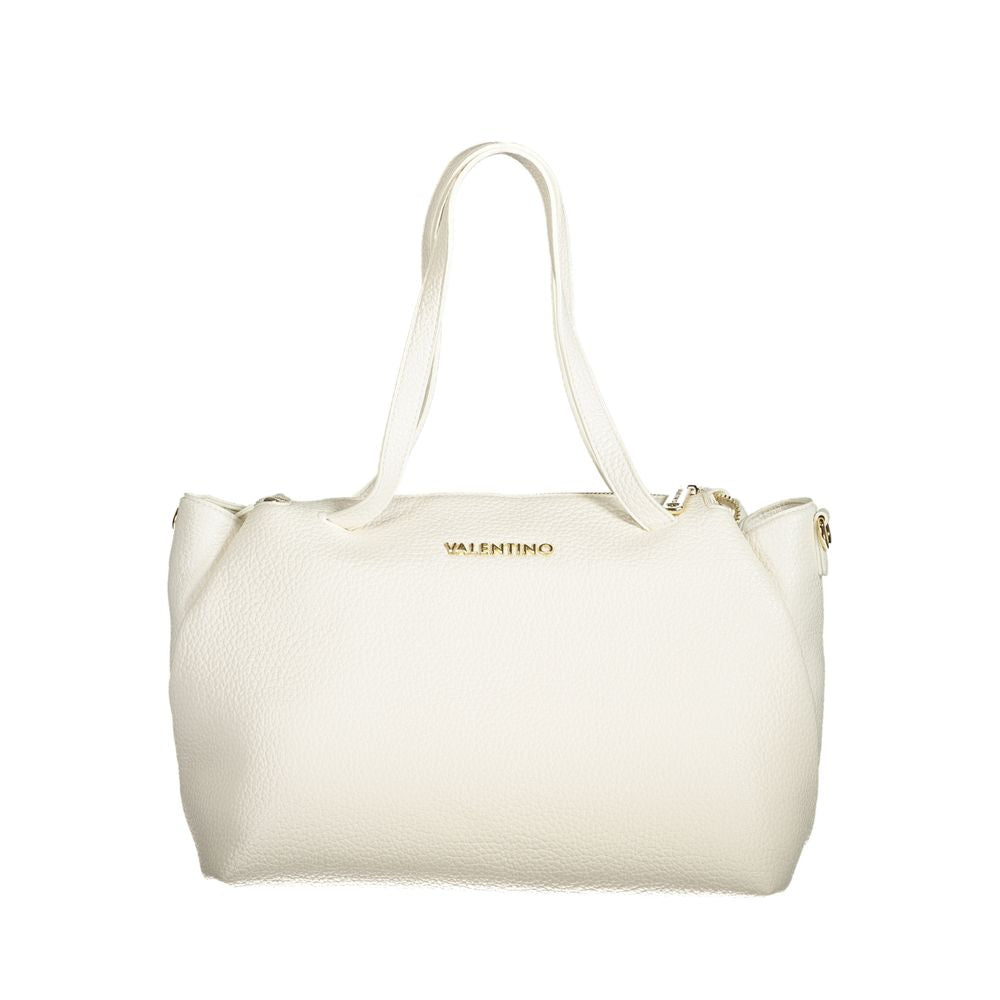 Mario Valentino White Polyethylene Women Handbag | Regal Royce