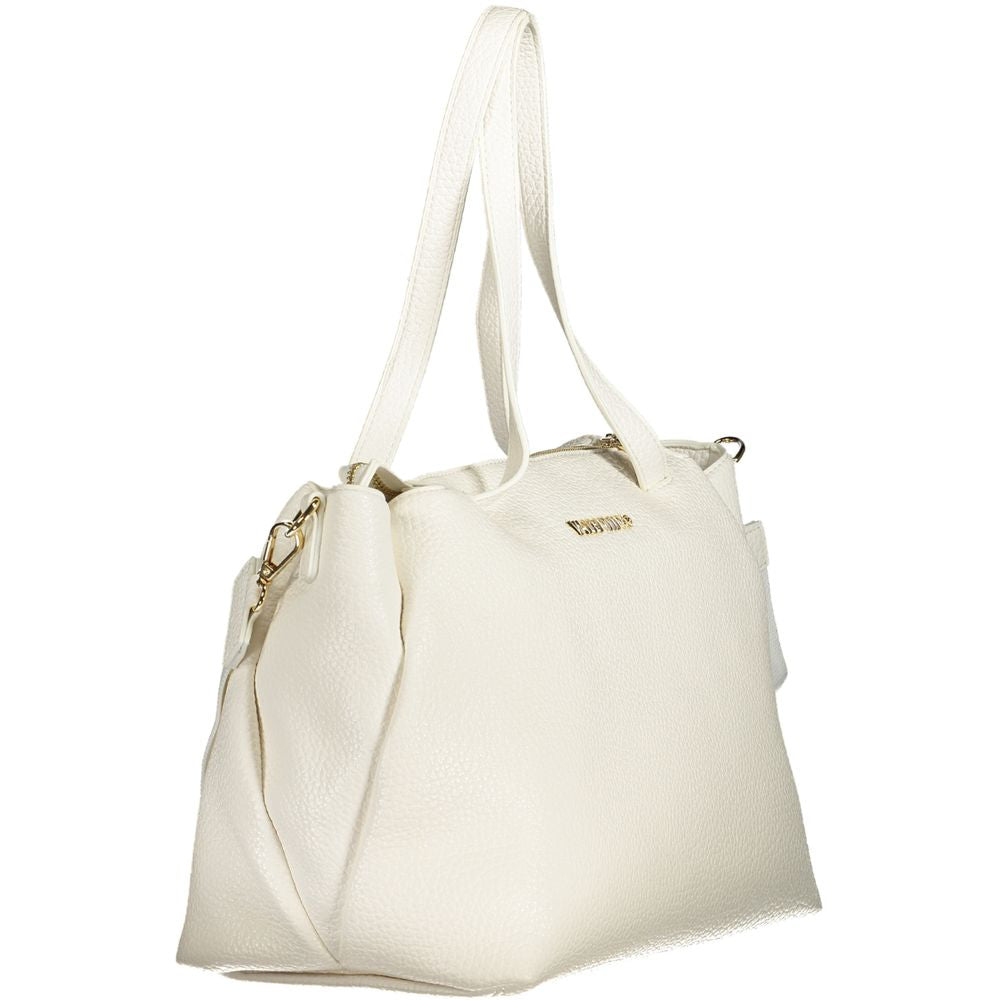 Mario Valentino White Polyethylene Women Handbag | Regal Royce