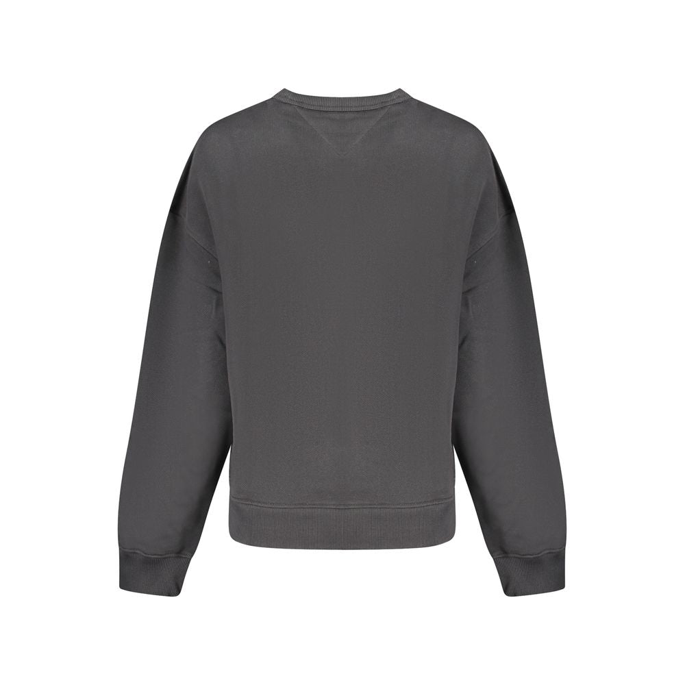 Tommy Hilfiger Black Cotton Women Sweatshirt | Regal Royce