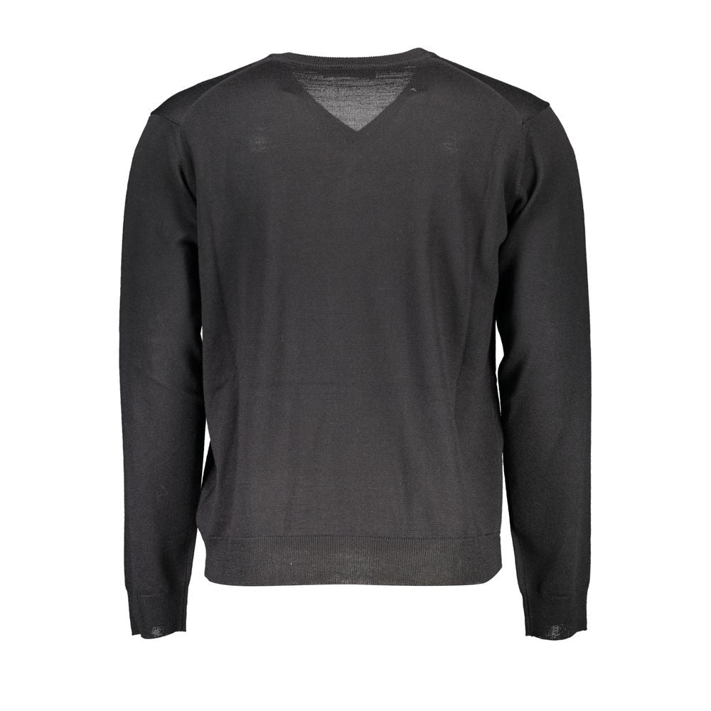 Romeo Gigli Black Lana Men Sweater | Regal Royce