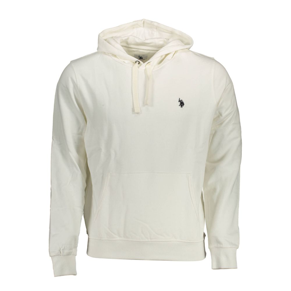 U.S. POLO ASSN. White Cotton Men's Hoodie | Regal Royce