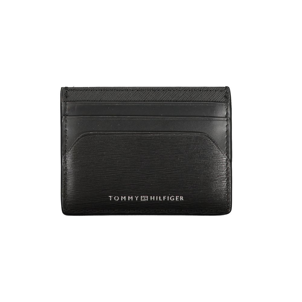 Tommy Hilfiger Black Leather Men Wallet | Regal Royce