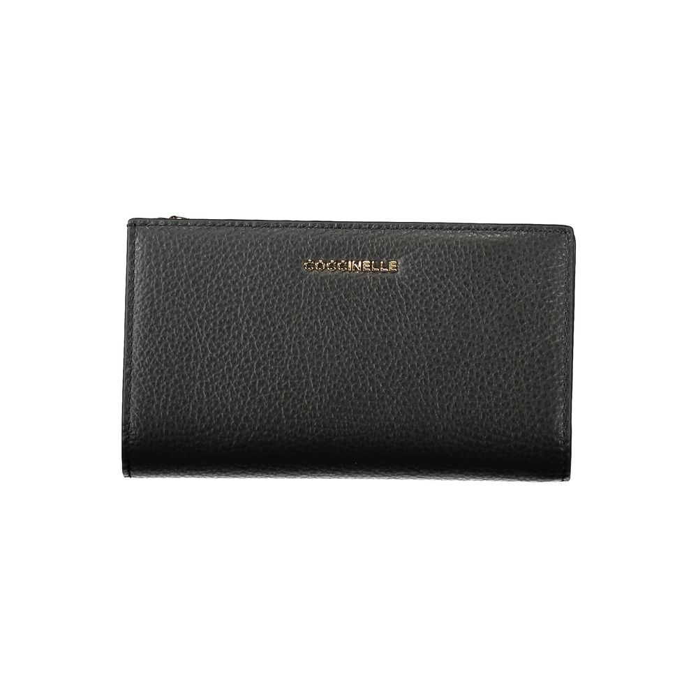 Coccinelle Nero Leather Women Wallet | Regal Royce