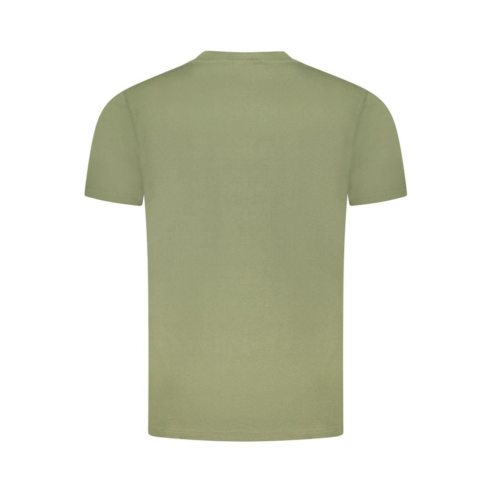 Cavalli Class Verde Cotton Men T-Shirt | Regal Royce