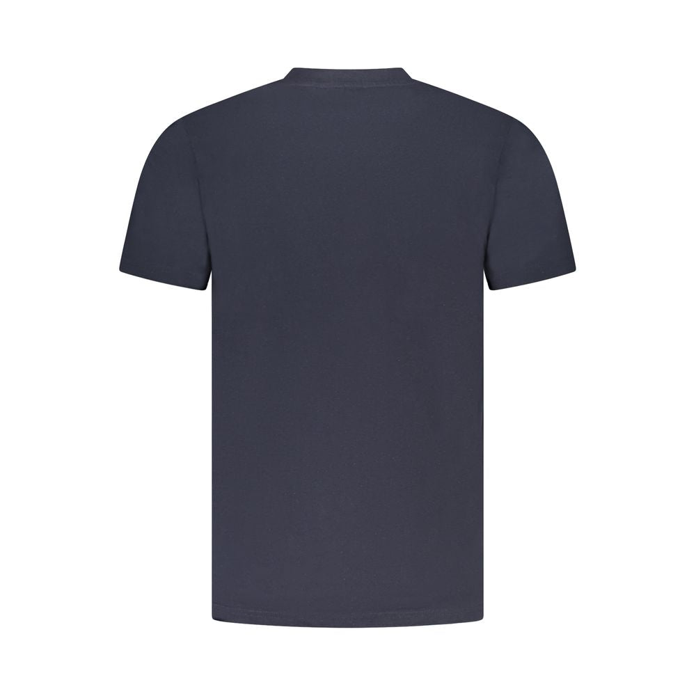 Cavalli Class Blu Cotton Men T-Shirt | Regal Royce