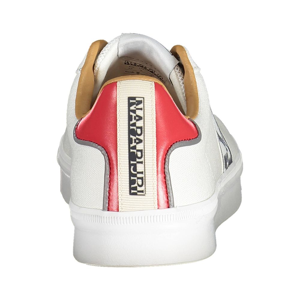 Napapijri White Polyester Men Sneaker | Regal Royce