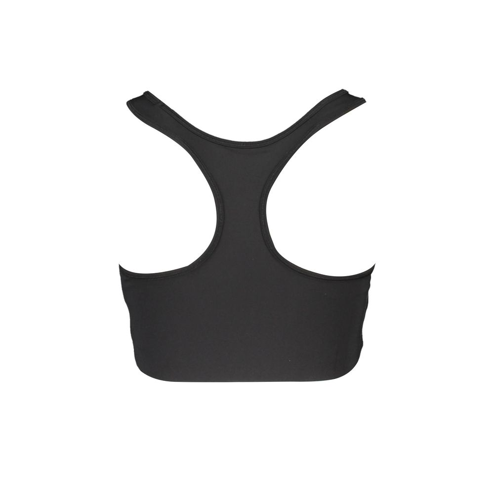 Fila Black Polyester Women's Sports Bra | Regal Royce