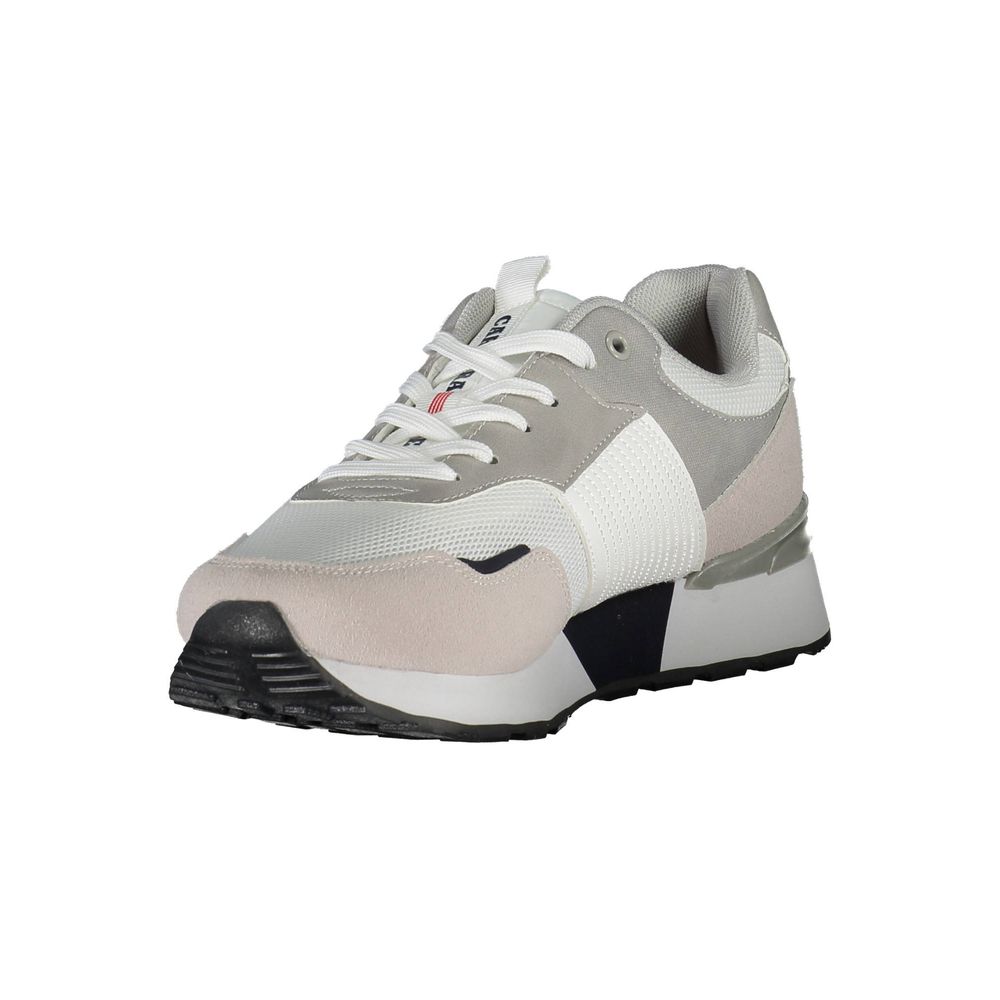 Carrera White Polyurethane Men Sneaker | Regal Royce