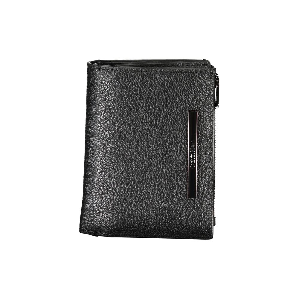 Calvin Klein Sleek Black Leather Wallet with Coin Purse | Regal Royce