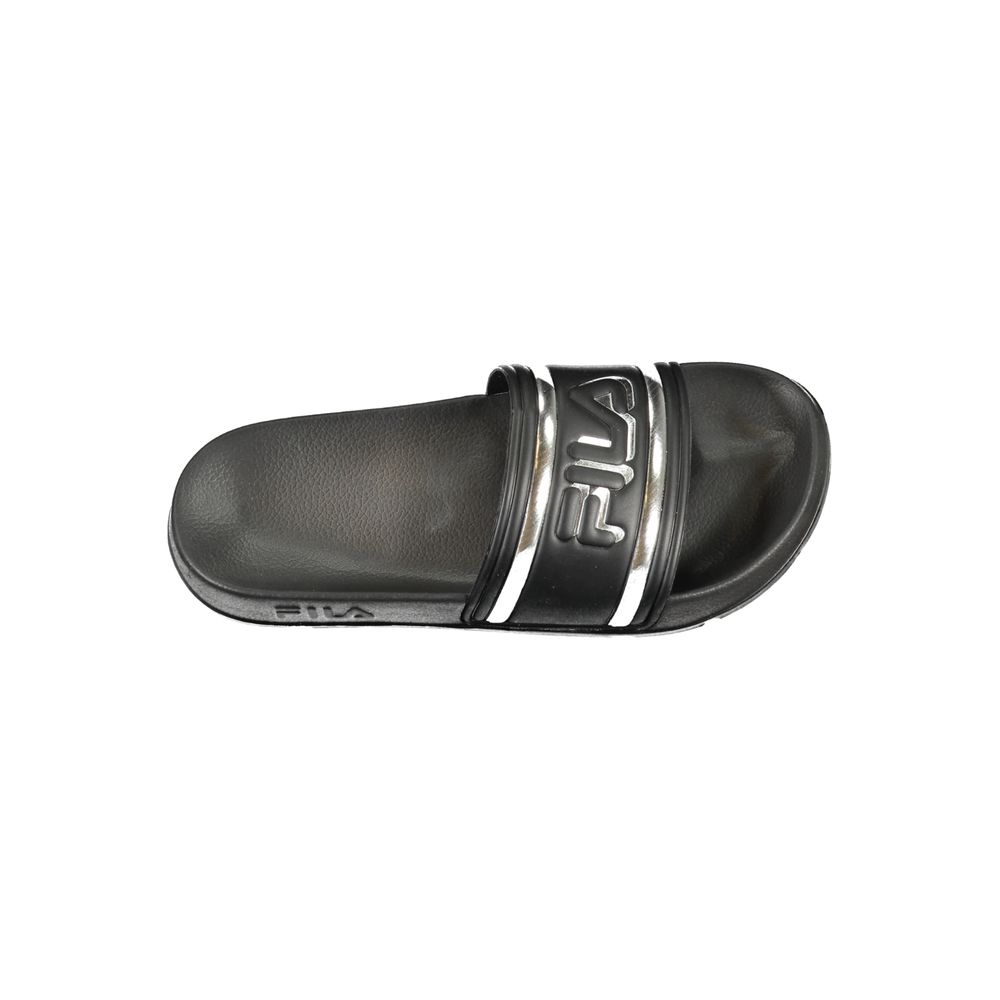 Fila Black Polyurethane Women's Slipper | Regal Royce