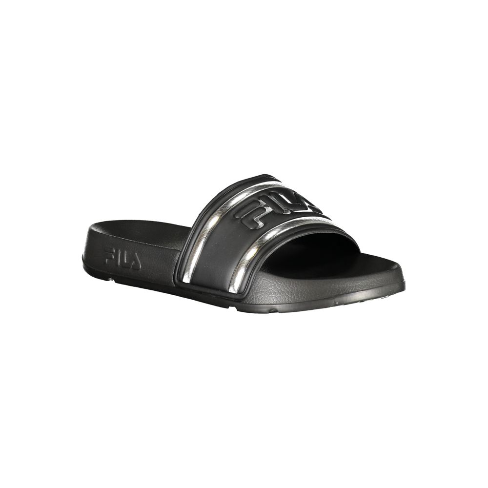 Fila Black Polyurethane Women's Slipper | Regal Royce
