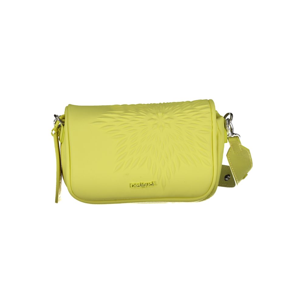 Desigual Giallo Polyurethane Women Handbag | Regal Royce