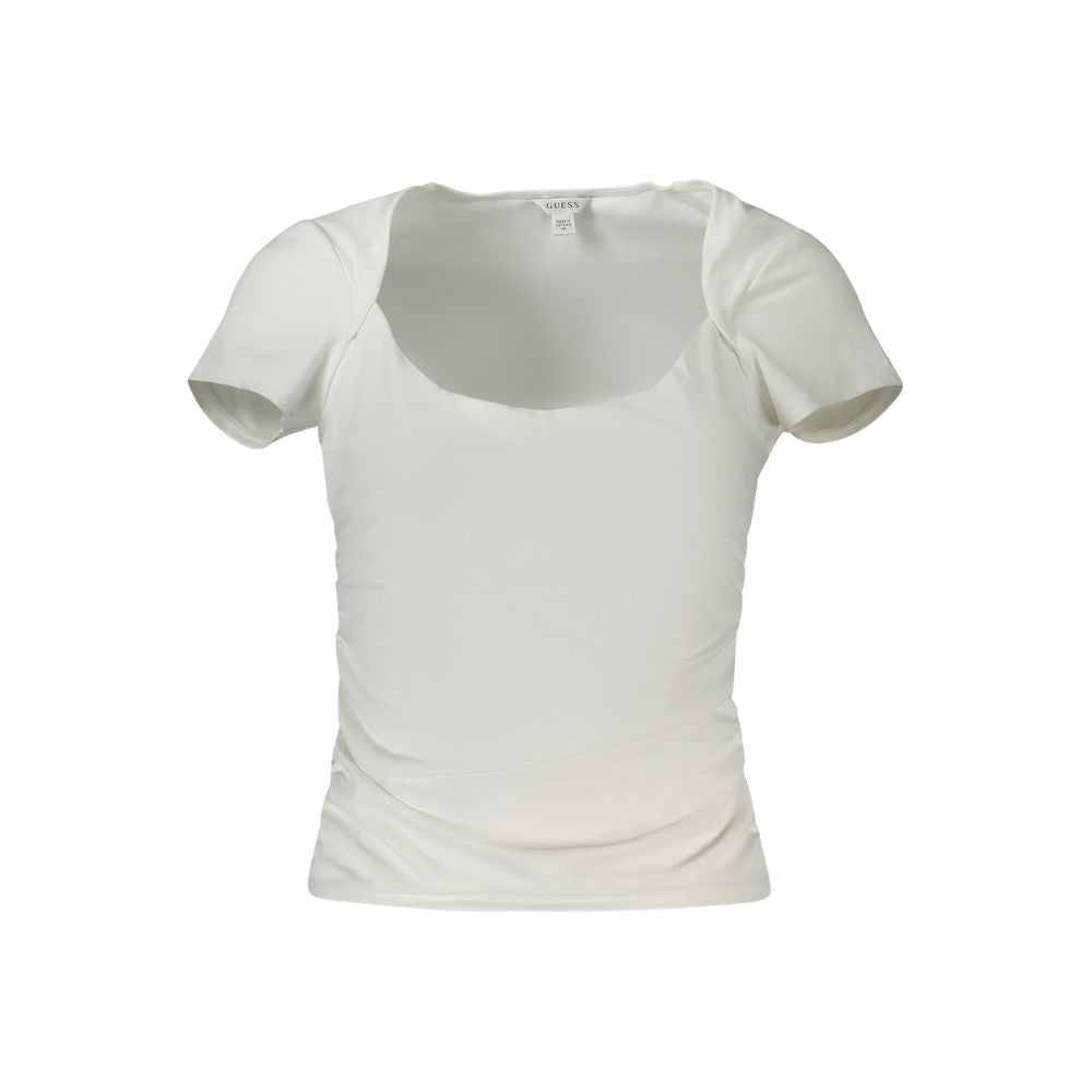 Guess Jeans Bianco Poliammide Women T-Shirt | Regal Royce