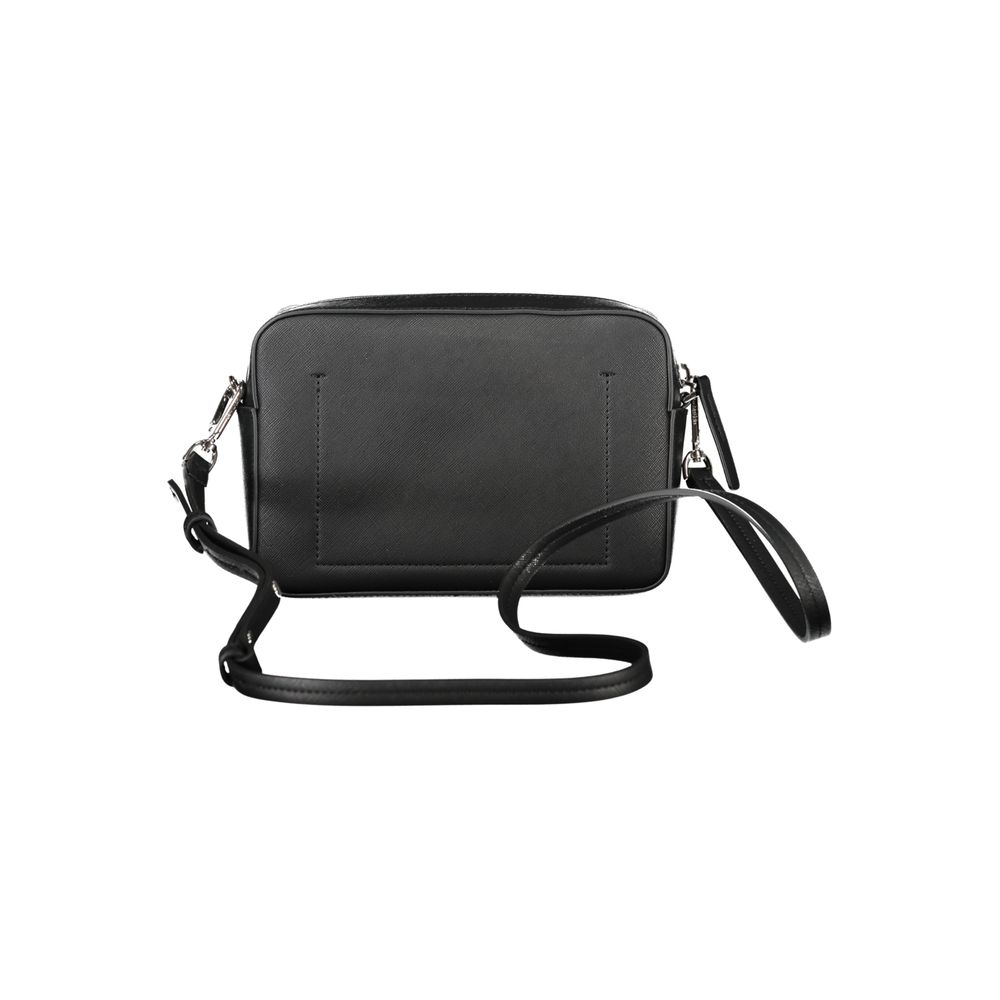 Calvin Klein Black Polyurethane Women's Shoulder Bag | Regal Royce