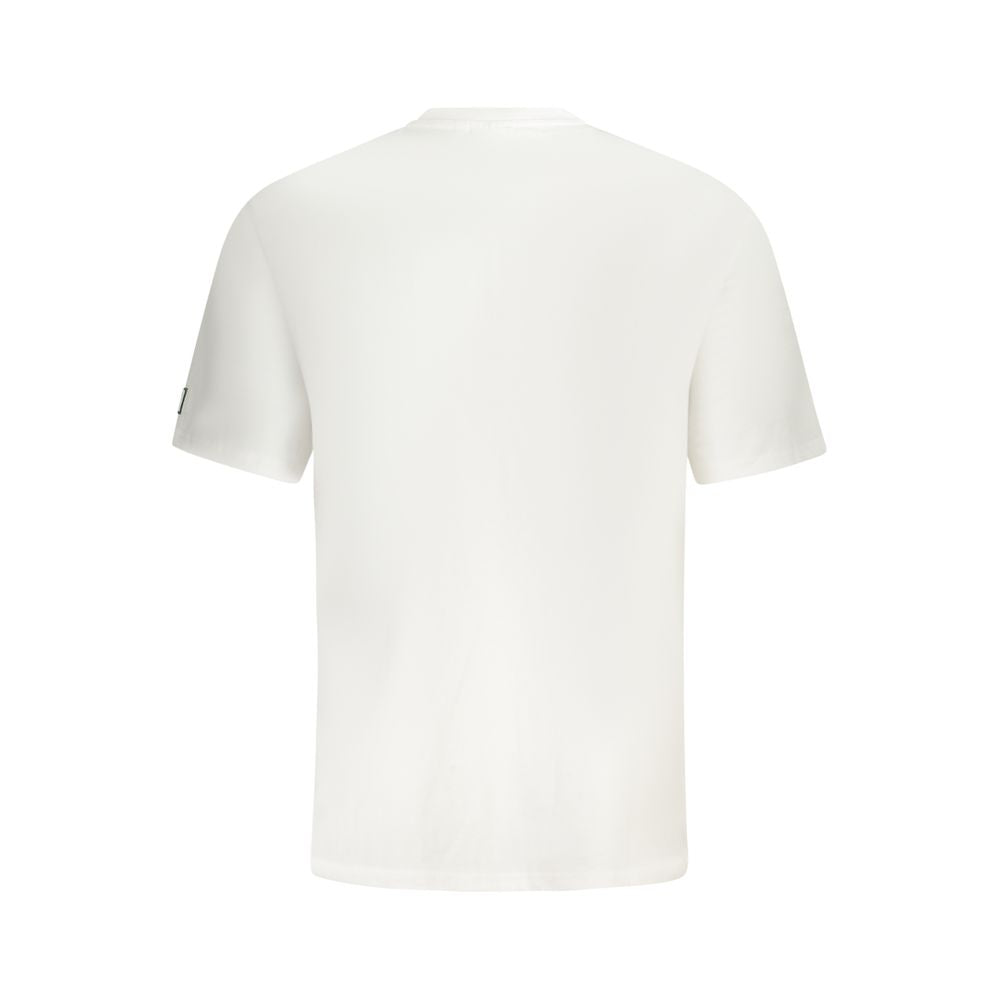 Fila White Cotton Men T-Shirt | Regal Royce